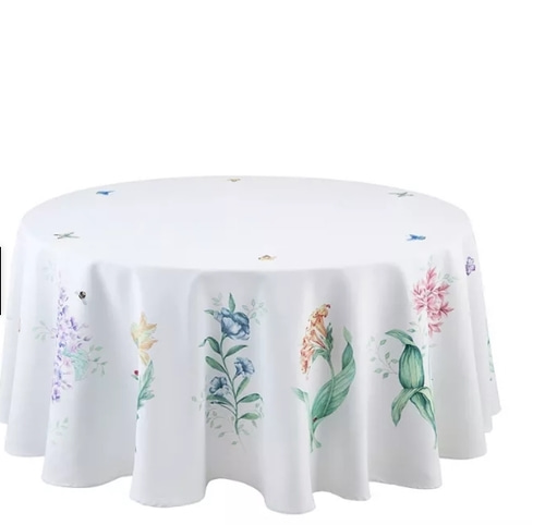 Lenox Butterfly Meadow Garden Tablecloth, 70&quot; Round - 인기상품 곧품절