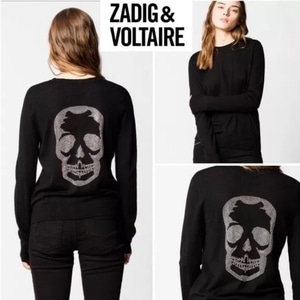 ZADIG &amp; VOLTAIRE sweater -메리노울 얇은 스웨터