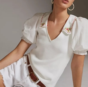 Anthropologie top - 파이날세일