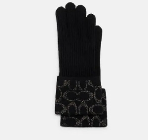 coach wool gloves