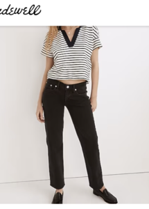 Madewell The Low-Rise Perfect Vintage Straight Jean