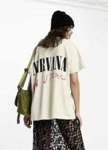 Stradivarius Nirvana t-shirt