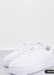 Nike Court Vision Alta Leather platform sneakers