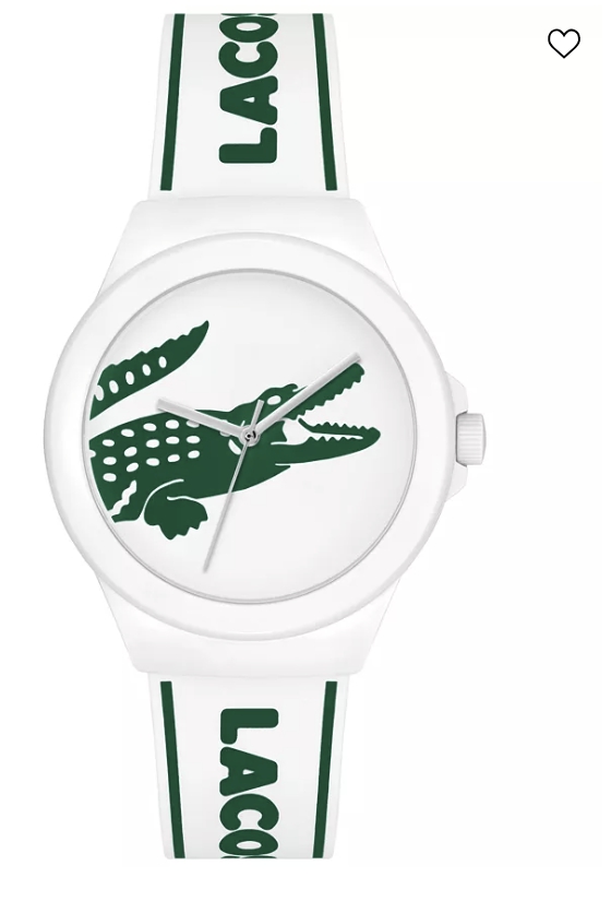 LACOSTE  White Silicone Strap Watch 38mm