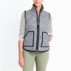  J.Crew Quilted puffer vest 