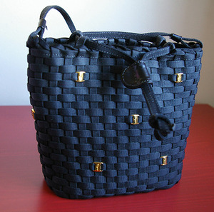 USED Salvatore Ferragamo Woven Small Bag  