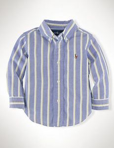 Polo Striped Long-Sleeved Oxford