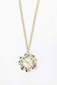 Urbanoutfitters Floral Watch Necklace